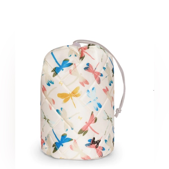 LUG Tumbler Storage Pouch - Dragon Fly Cream NWT - Picture 1 of 8
